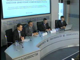 Пресс-конференция с участием И.Ю. Артемьева и М. Я. Евраева.